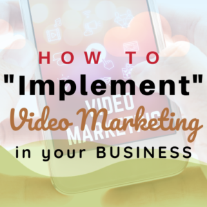 In this blog post, learn how to implement video marketing into your business #videotips #videomarketing #videomarketingtips #marketingtips