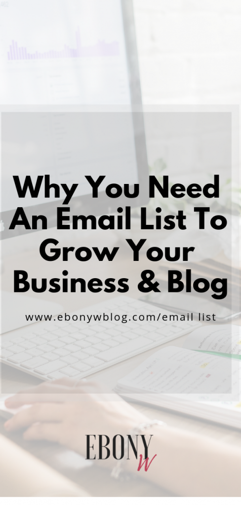 In this post, learn the importance of why it is important to build an email list for your business. #buildemaillist #emaillistbuilding #buildinganemaillist #growemaillist