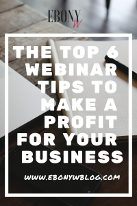 In this post, learn the top 6 webinar tips that will help grow your business.